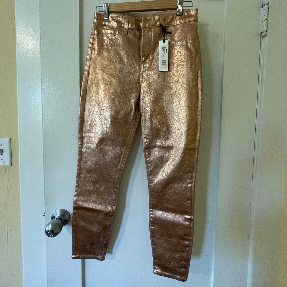 L' Agence Rose Gold Jeans US Size 27 High Rise Skinny
